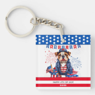 Bulldog Happy 4 juillet Fête de l'Indépendance amé
