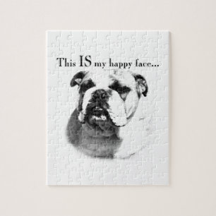 Bulldog Happy Face