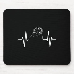 Bulldog Heartbeat Mousepad