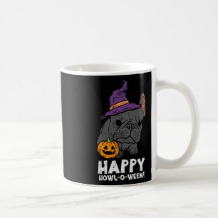 Bulldog Hexe Happy Howl O Wen Fun Halloween Hund Kaffeetasse