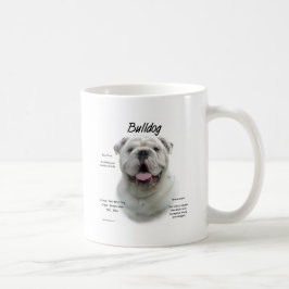 Bulldog-History-Design Kaffeetasse