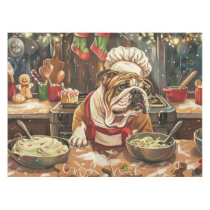 Bulldog Holiday Baking: Festliche Weihnachten Tischdecke