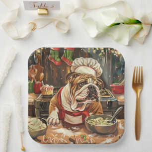 Bulldog Holiday Baking: Festliches Weihnachtsbakin Pappteller
