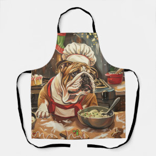 Bulldog Holiday Baking: Festliches Weihnachtsbakin Schürze