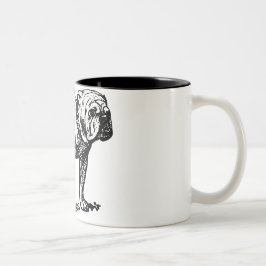Bulldog Hund Zweifarbige Tasse