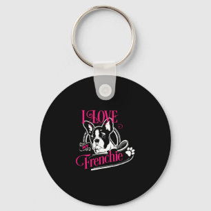Bulldog - I Liebe Mein Französisch 1 Schlüsselanhänger