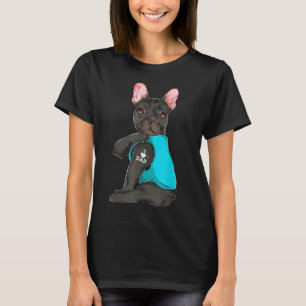 Bulldog I Liebe Vater Tattoo Apparel, Hund Vater T-Shirt