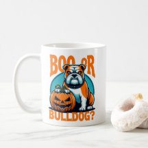 Bulldog in Pop Art Styls Halloween