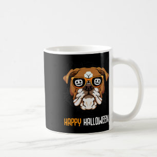 Bulldog in Sungles Lazy Halloween Kostümhund Kaffeetasse