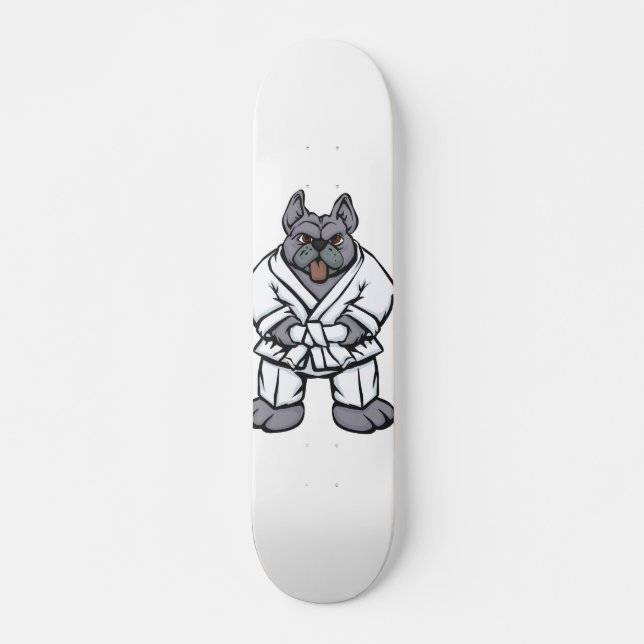 Bulldog-Jitsu| Hintergrundfarbe Skateboard (Vorne)