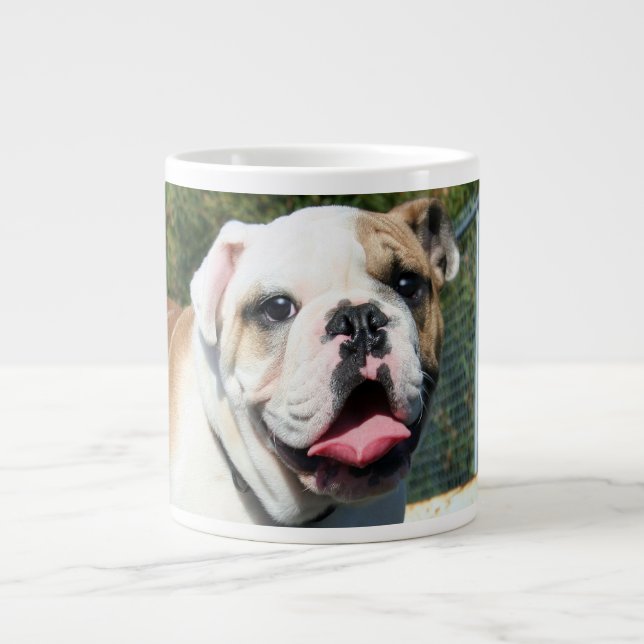 Bulldog Jumbo-Tasse (Vorderseite)