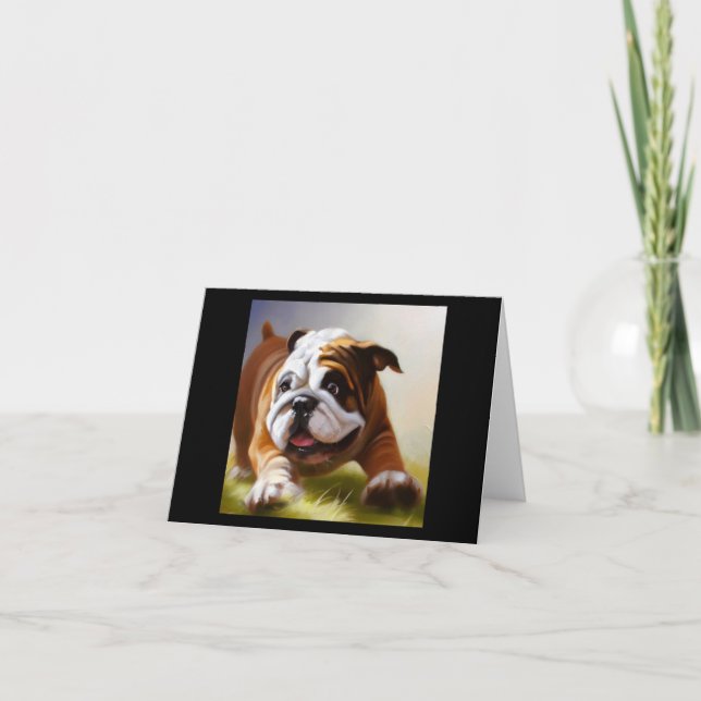 Bulldog Karte (Vorderseite)
