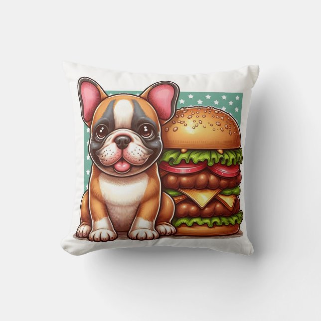 Bulldog-Kissen Kissen (Vorderseite)