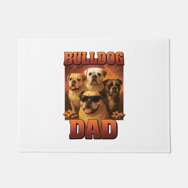 Bulldog Kopie Fußmatte (Vorderseite)