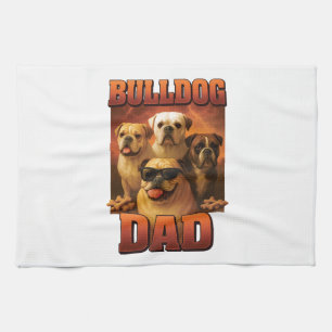 Bulldog-Kopie Geschirrtuch