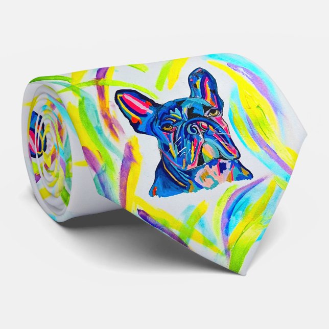 Bulldog-Krawatte Krawatte (Gerollt)