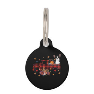 Bulldog-Kürbis-LKW Thanksgiving Halloween-Geschenk Haustiermarke