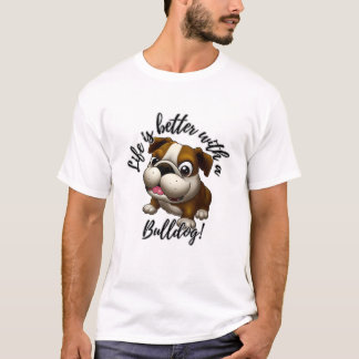Bulldog Leben T-Shirt