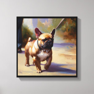 Bulldog Leinwanddruck
