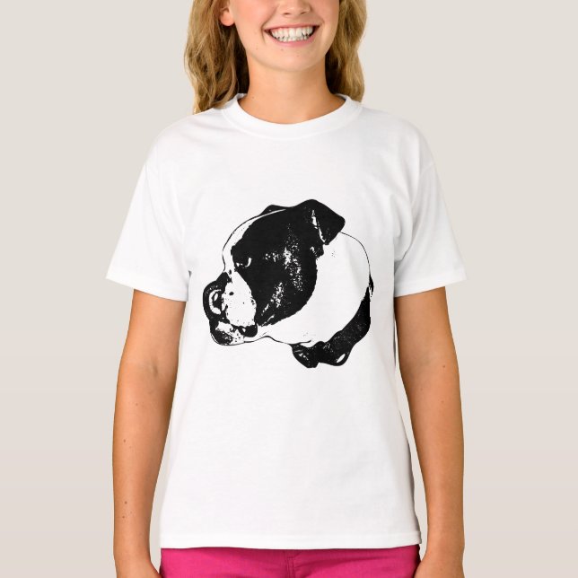 Bulldog Lick Look Winter Tee (Vorderseite)