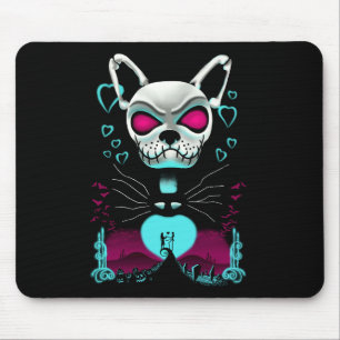 Bulldog Liebe Halloween Pumpkin-Geschenk Mousepad
