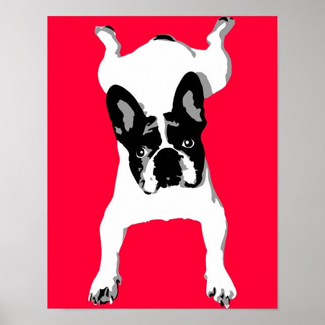 Bulldog-Liebe Poster (Vorne)