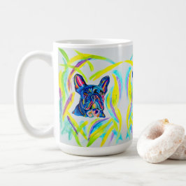 Bulldog-Liebe-Tasse Kaffeetasse