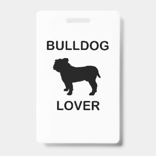 Bulldog-Liebhaber Ausweis