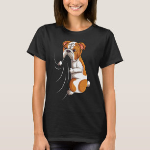 Bulldog Liebhaber Bully Dog Mädchen Frauen Kinder  T-Shirt