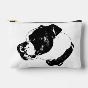 Bulldog-Line-Art-Tasche Zubehörtasche