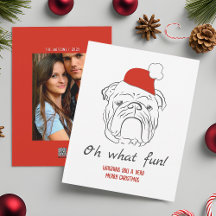 Bulldog Lustiges Weihnachten