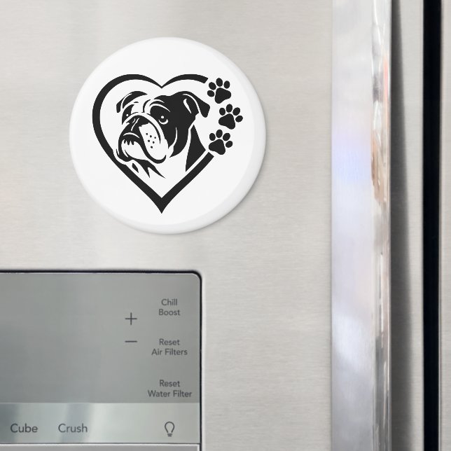 Bulldog Magnet (In Situ (Kühlschrank))