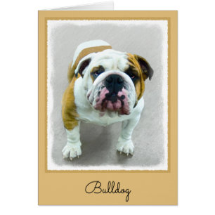 Bulldog-Malerei - Niedliche Original Hunde-Kunst