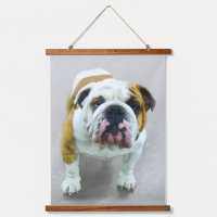 Bulldog-Malerei - Niedliche Original Hunde-Kunst