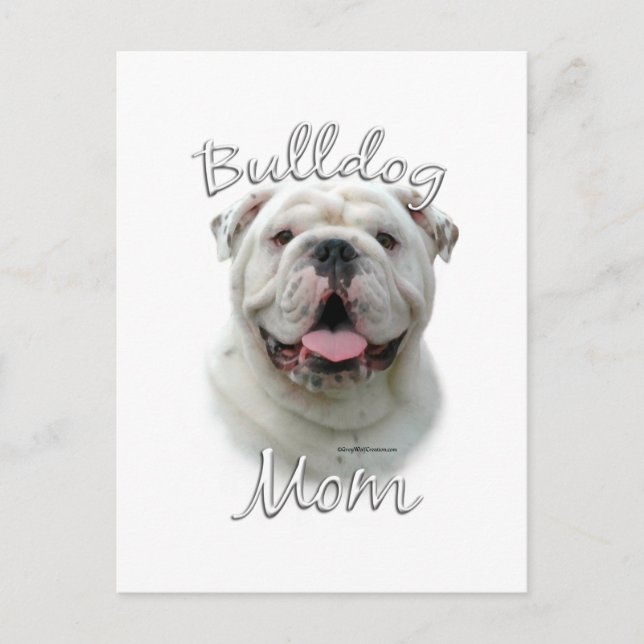 Bulldog-Mama 2 Postkarte (Vorderseite)