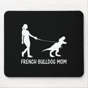 Bulldog Mama Frenchie Mama Dog Dinosaur Women Moth Mousepad