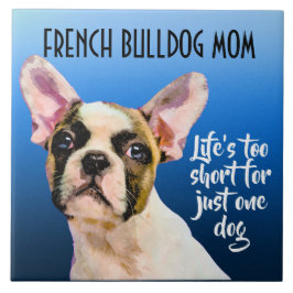Bulldog Mama Keramik Tile Fliese