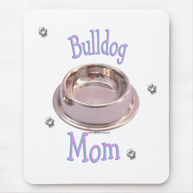Bulldog-Mama Mousepad (Vorne)