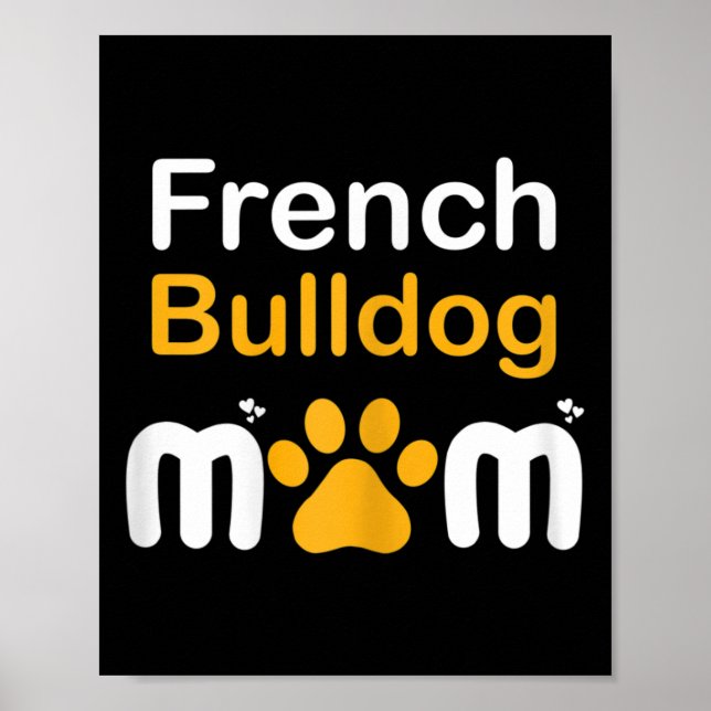 Bulldog-Mama Poster (Vorne)