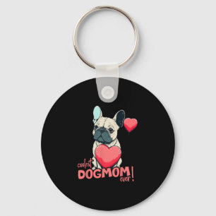 Bulldog mit Heartballon - Coolste Dogama aller Zei Schlüsselanhänger