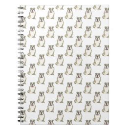 Bulldog-Notebook (Brindle) Notizblock