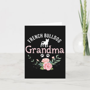 Bulldog Oma Geschenke Süße Hunde Liebhaber Weihnac Karte