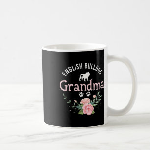 Bulldog Oma gibt Frauen Niedlichen Hund Lover Chri Kaffeetasse