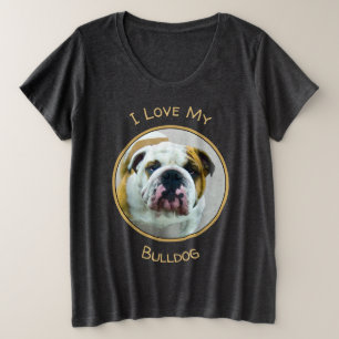 Bulldog Painting - Joli art original chien