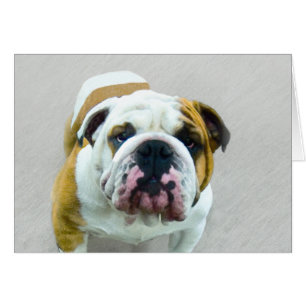 Bulldog Painting - Joli art original chien
