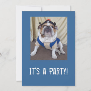 Bulldog-Party Einladungen