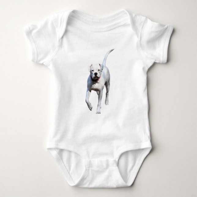 Bulldog-Pfeffer Baby Strampler (Vorderseite)