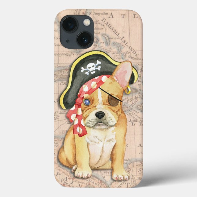 Bulldog Pirate Case-Mate iPhone Hülle (Rückseite)