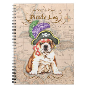 Bulldog Pirate Notizblock