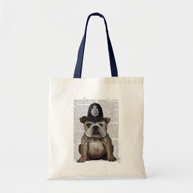 Bulldog Policeman Tragetasche (Vorne)